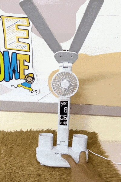 Leselampe mit Ventilator