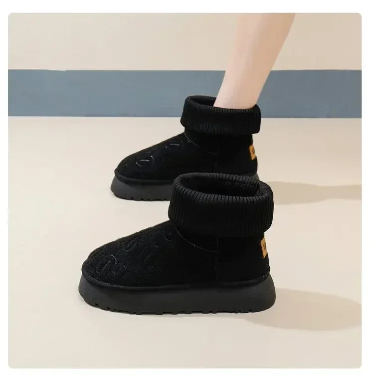 Comfortabele Winter Slip-On Dameslaarzen