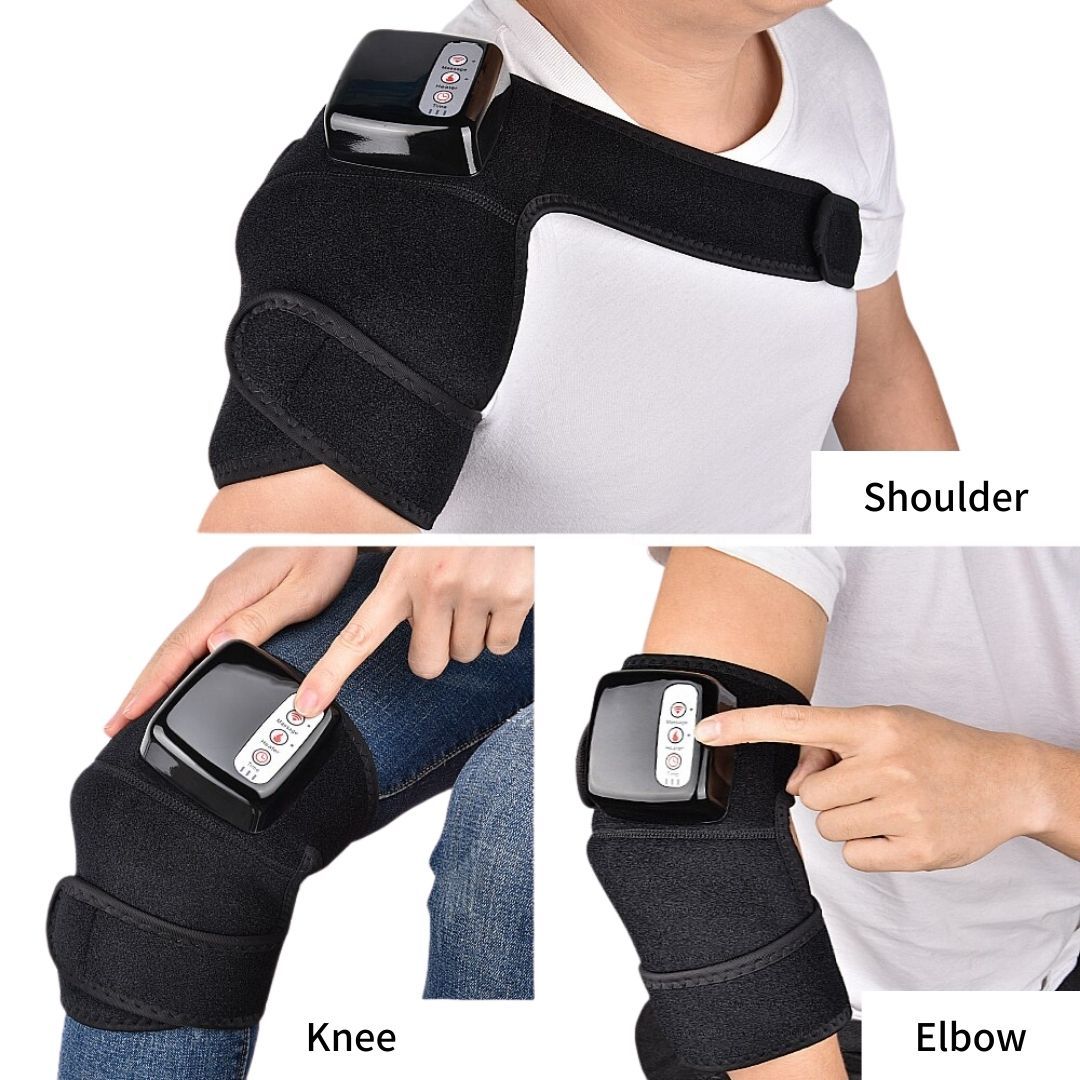 Verwarmde draadloze massage-apparaat van KneeFix™