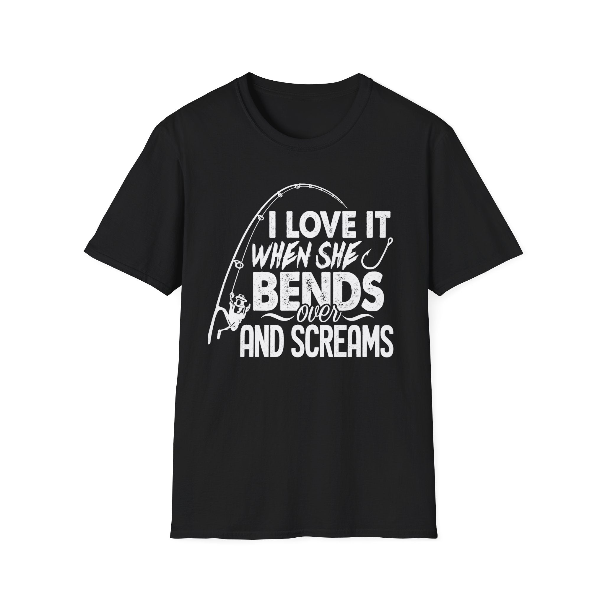 Funny Fishing Shirt - Bend over & Scream