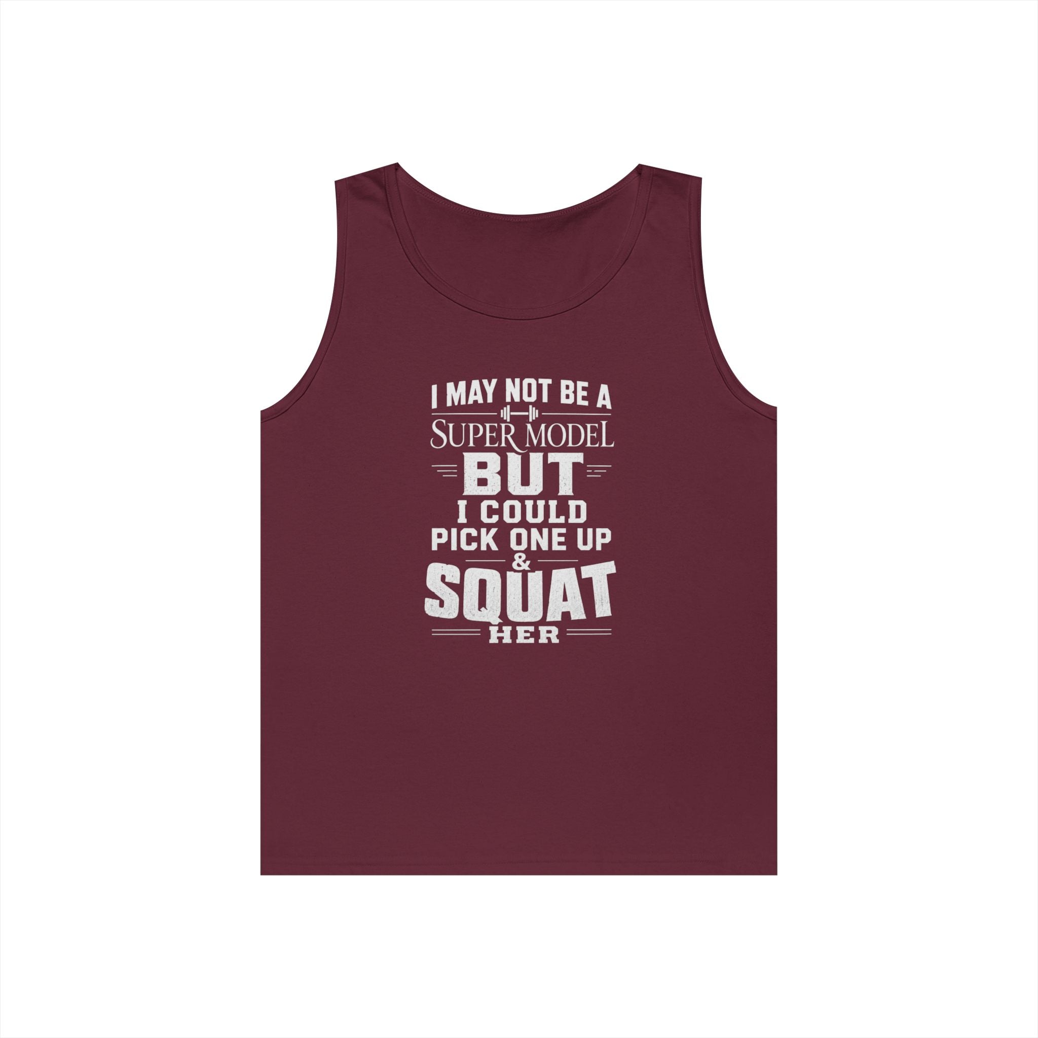 Funny Tank Top — I could Squat Her