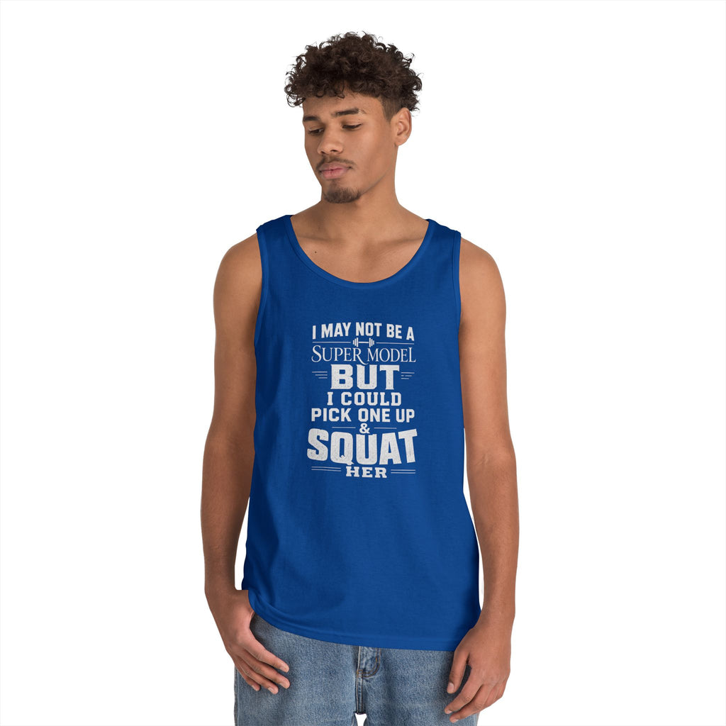 Funny Tank Top — I could Squat Her