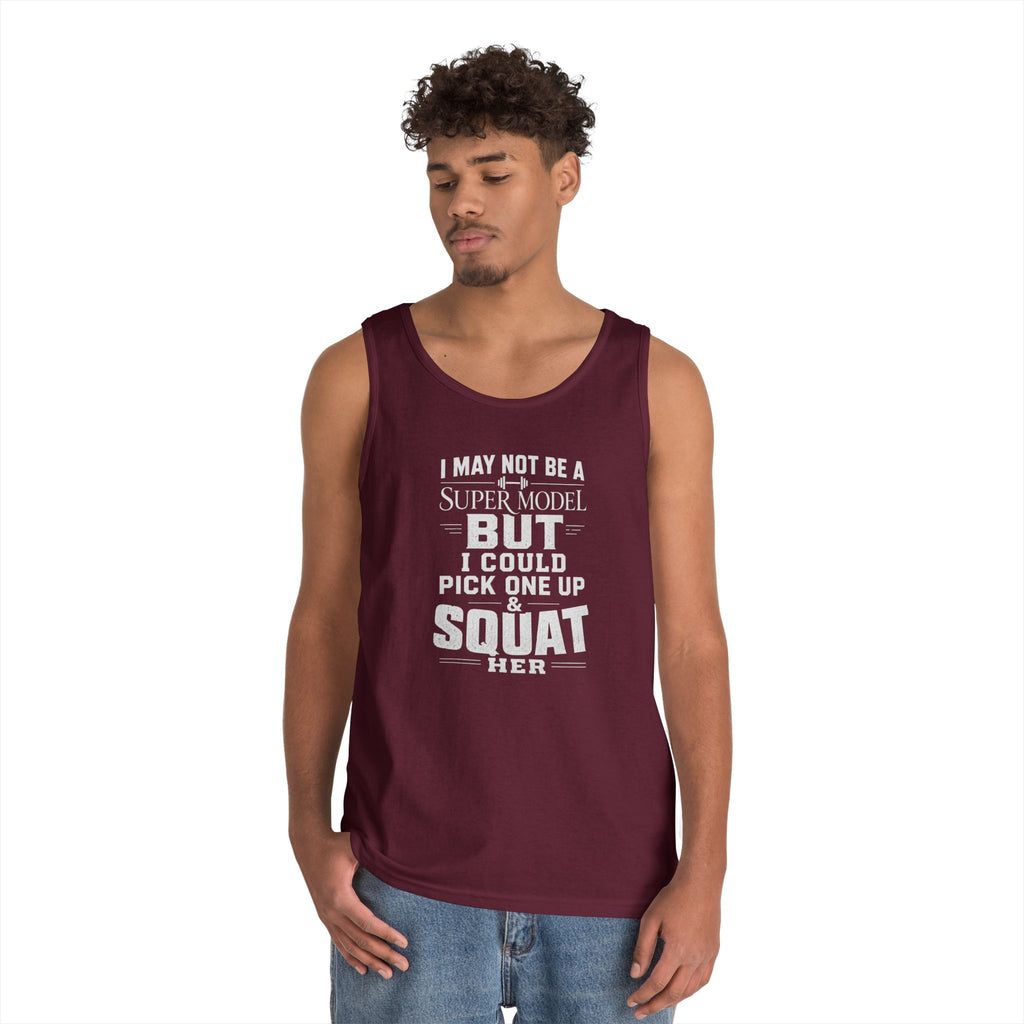 Funny Tank Top — I could Squat Her