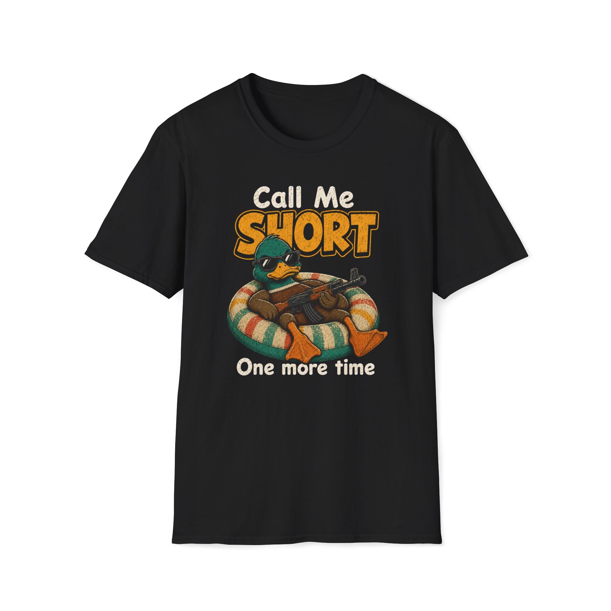 Call Me Short Duck T-Shirt — Funny Retro Graphic