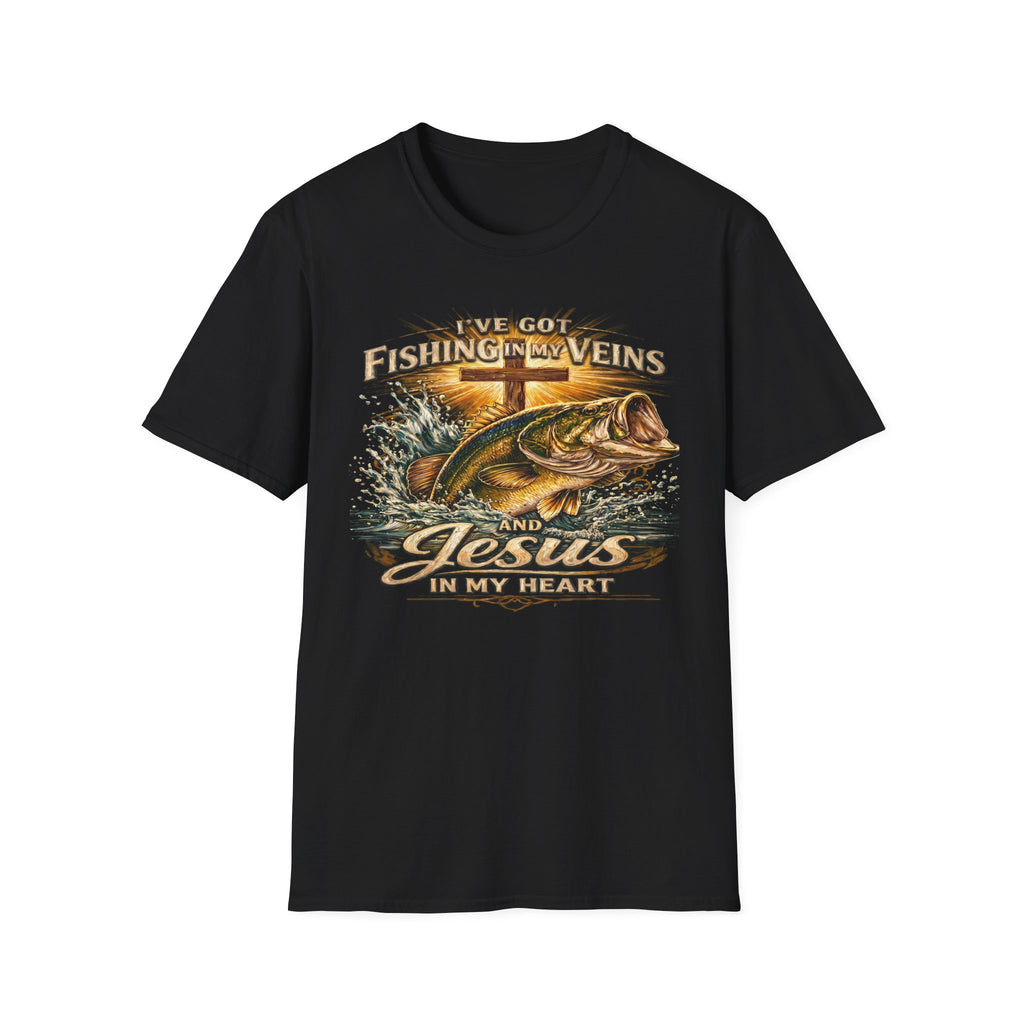 Fishing In My Veins & Jesus shirt