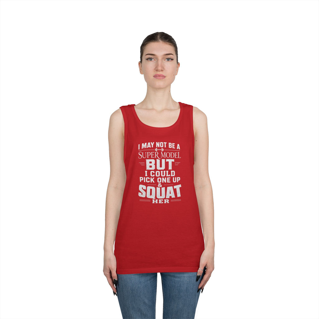 Funny Tank Top — I could Squat Her