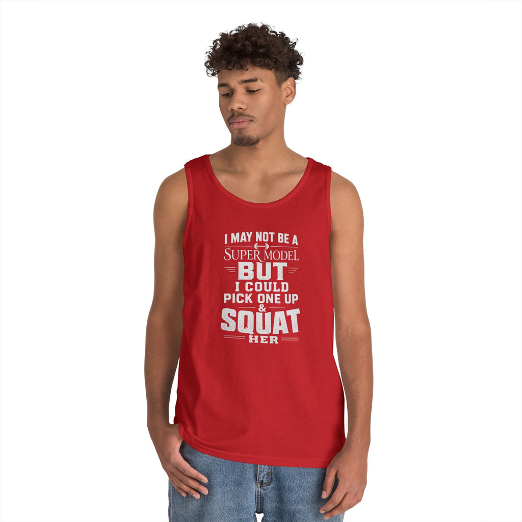 Funny Tank Top — I could Squat Her