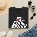 His Cute Beauty T-Shirt — Romantic Rose Graphic Tee