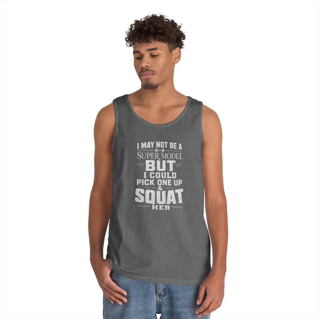 Funny Tank Top — I could Squat Her