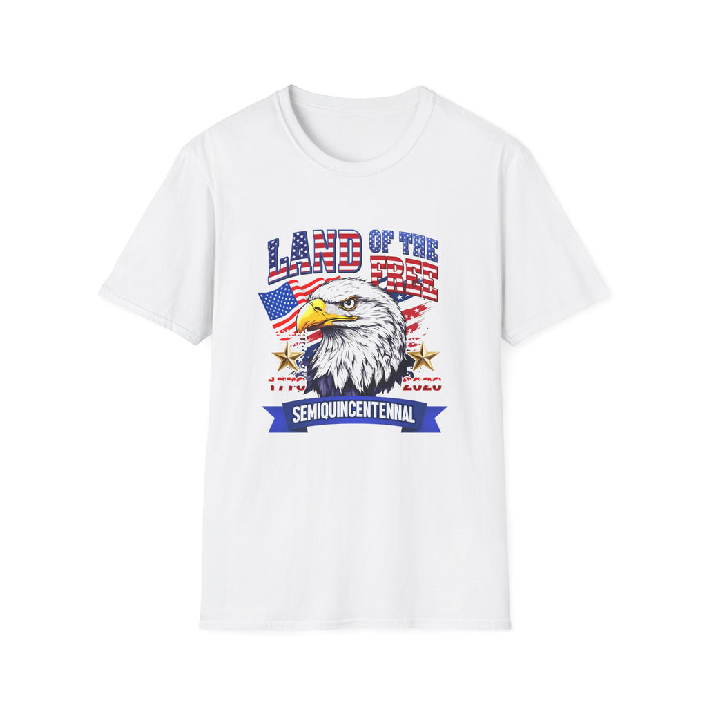Land of the Free Eagle T-Shirt — Patriotic USA Flag Graphic