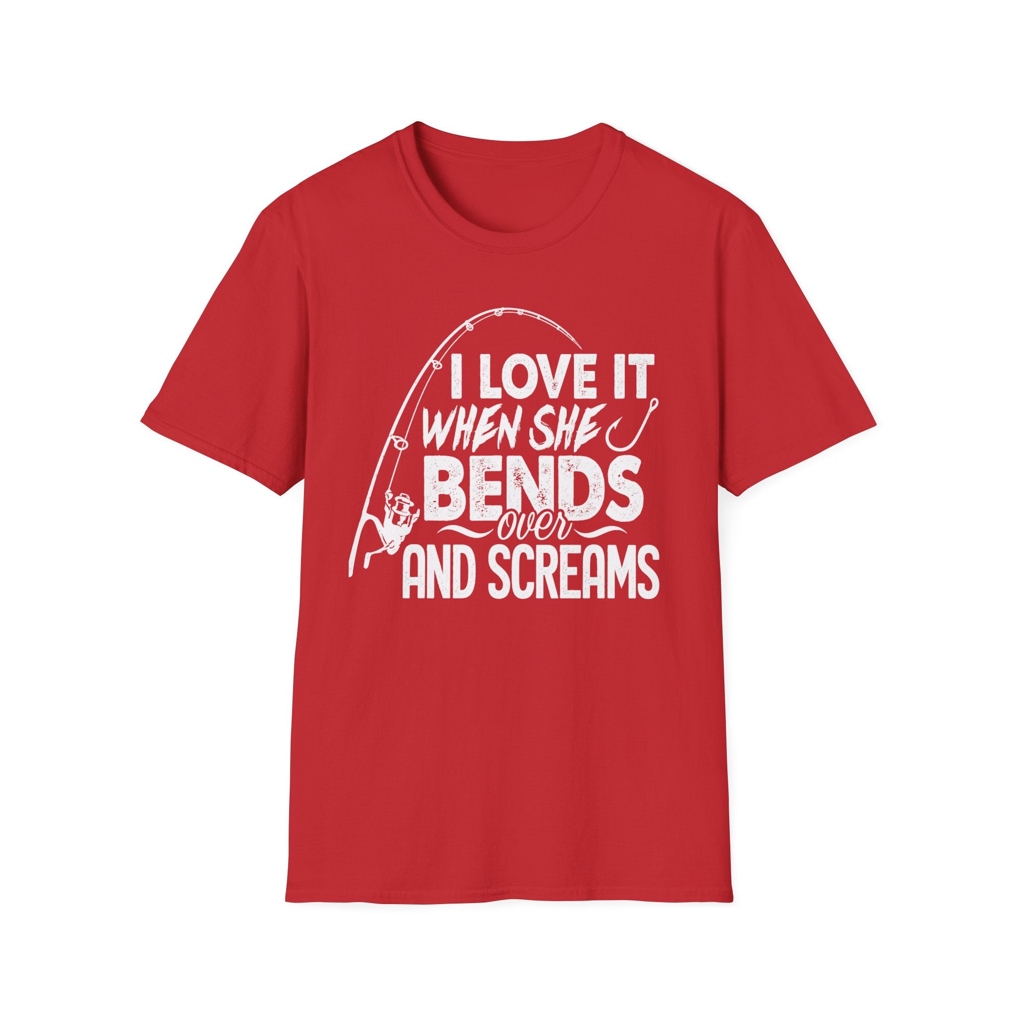 Funny Fishing Shirt - Bend over & Scream