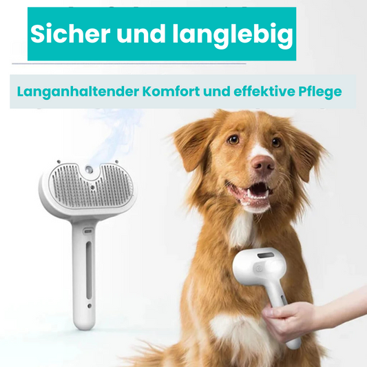 Dampf-Hundebürste Komfort