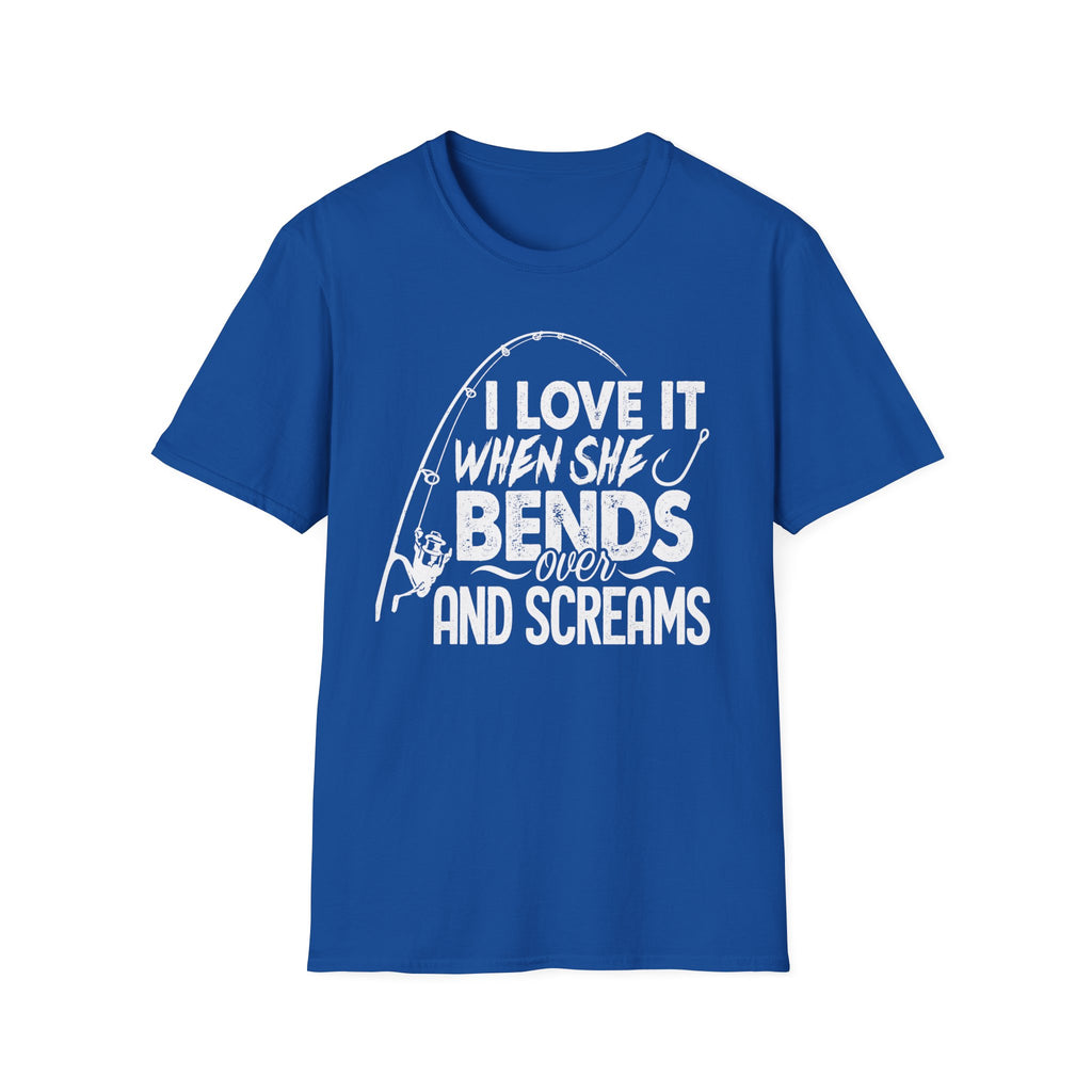 Funny Fishing Shirt - Bend over & Scream