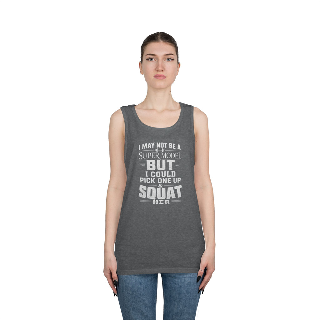 Funny Tank Top — I could Squat Her