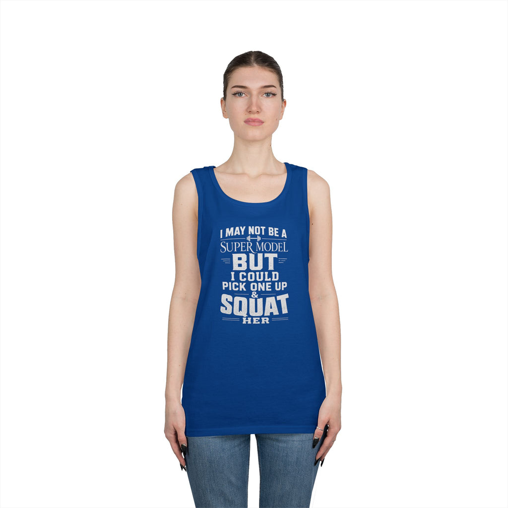 Funny Tank Top — I could Squat Her