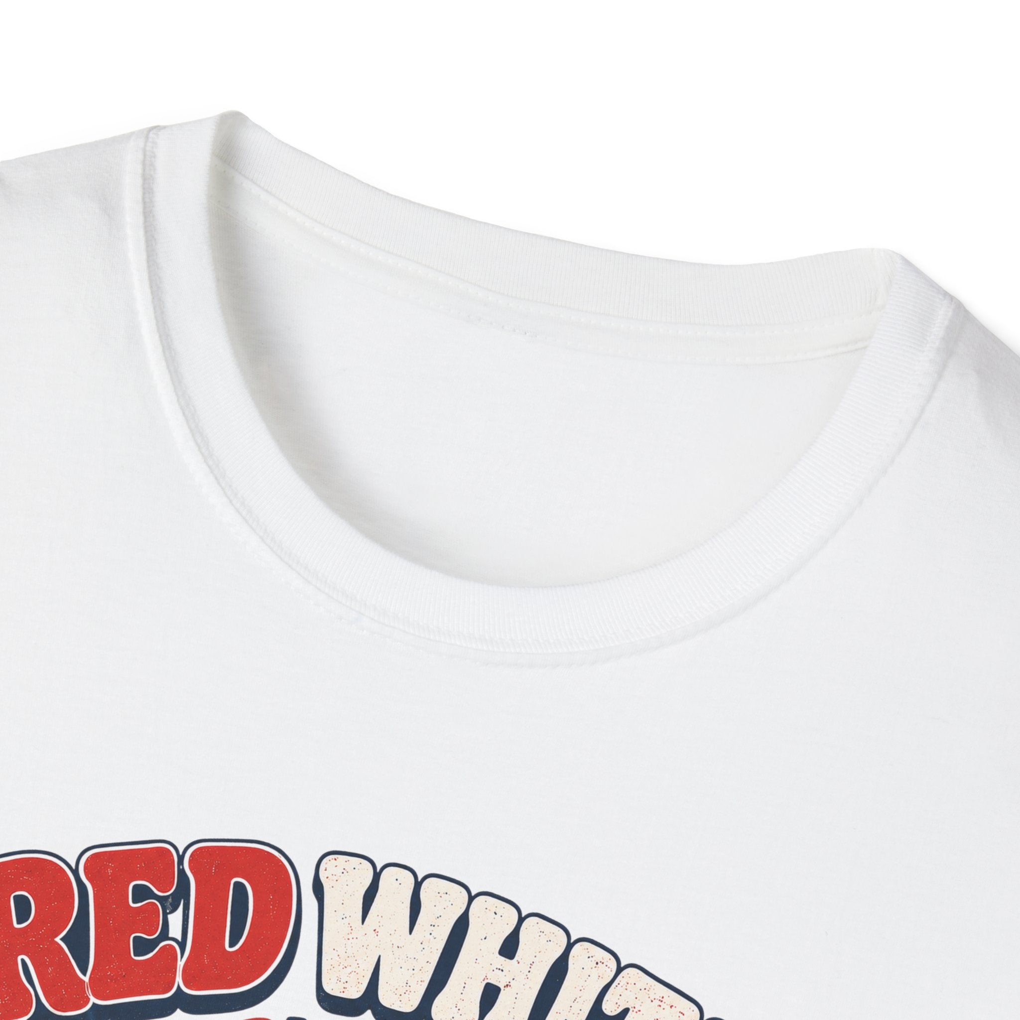 T-Shirt — "Red White and Feral" Patriotic Raccoon Graphic Tee