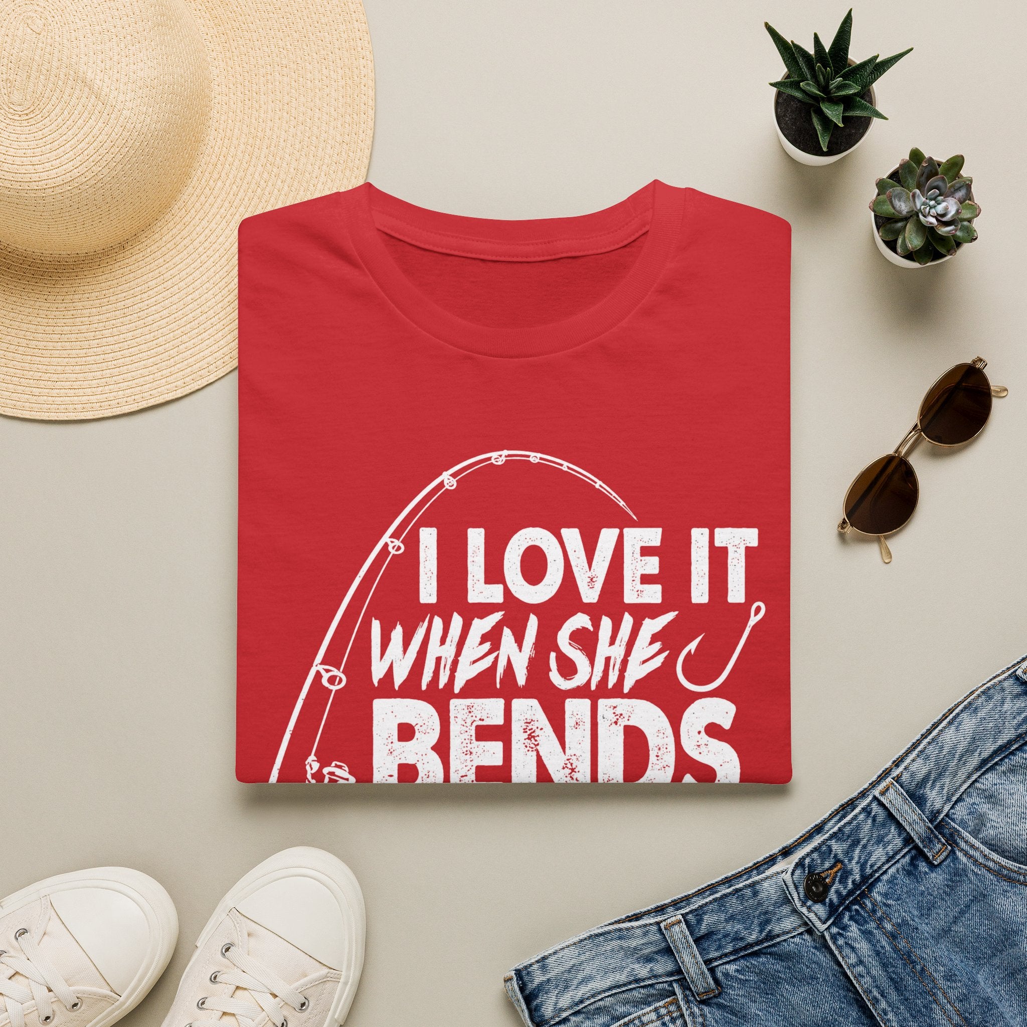 Funny Fishing Shirt - Bend over & Scream