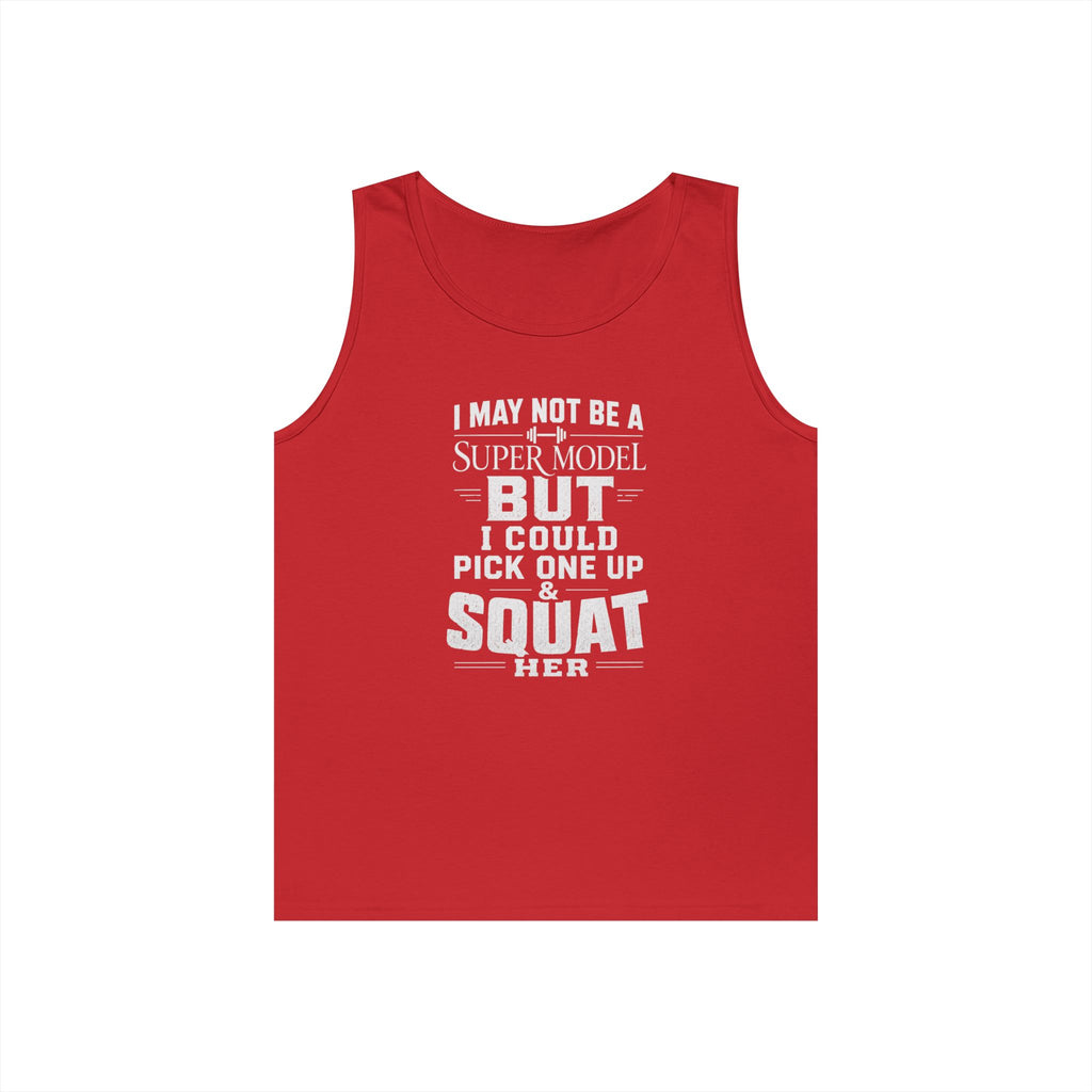 Funny Tank Top — I could Squat Her