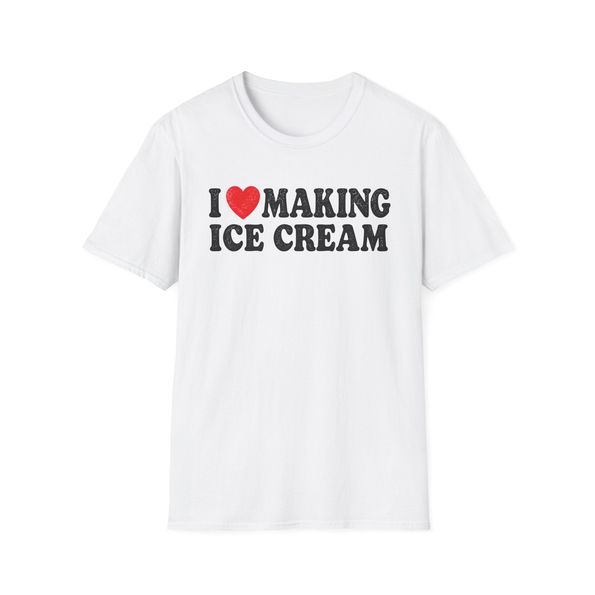 I Love Making Ice Cream Funny Shirt
