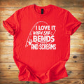 Funny Fishing Shirt - Bend over & Scream