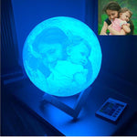 Moon Lamp -Customize with a picture of your choice