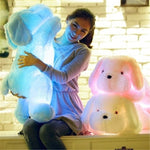Luminous Dog Plush Doll Colorful LED Glow