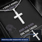 Kneel for One Man - Cross with Custom Engraving