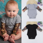Funky Baby Tattoo Sleeve Rompers