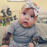 Funky Baby Tattoo Sleeve Rompers