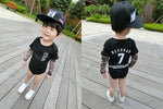 Baby Mesh Tattoo Sleeve Rompers