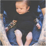 Baby Mesh Tattoo Sleeve Rompers
