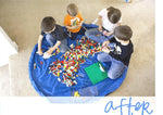 Santa Play Mat Bag for Toys