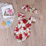 Cute Floral Romper - Baby Girls