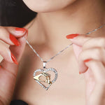 Mom Baby Necklace Gift Set