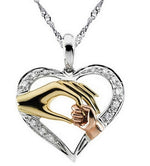 Mom Baby Necklace Gift Set