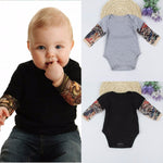 Funky Baby Tattoo Sleeve Rompers