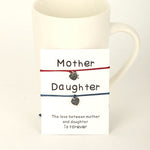 Mom - Daughter Charm Bracelet Set in Metal