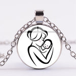 Mother and baby Necklace